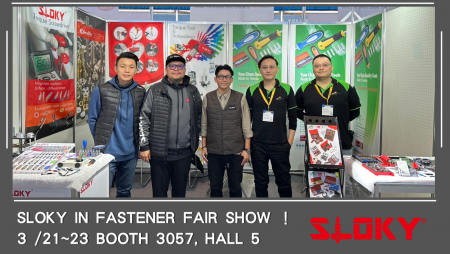 Sloky auf der Fastener Fair Show! 3/21~23 Stand 3057, Halle 5 - Fastener Fair Ausstellung